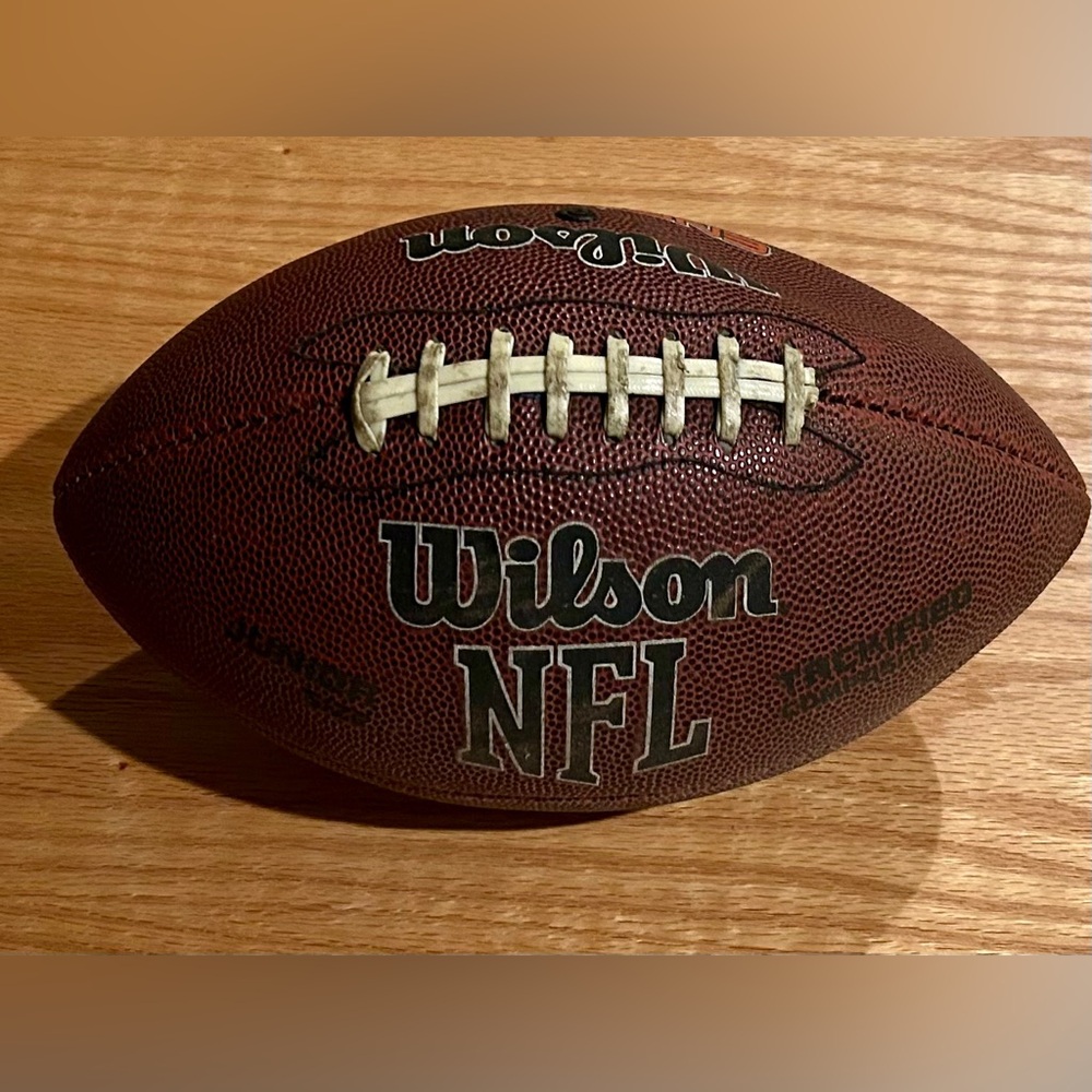 Wilson Brown NFL Football with White Laces
